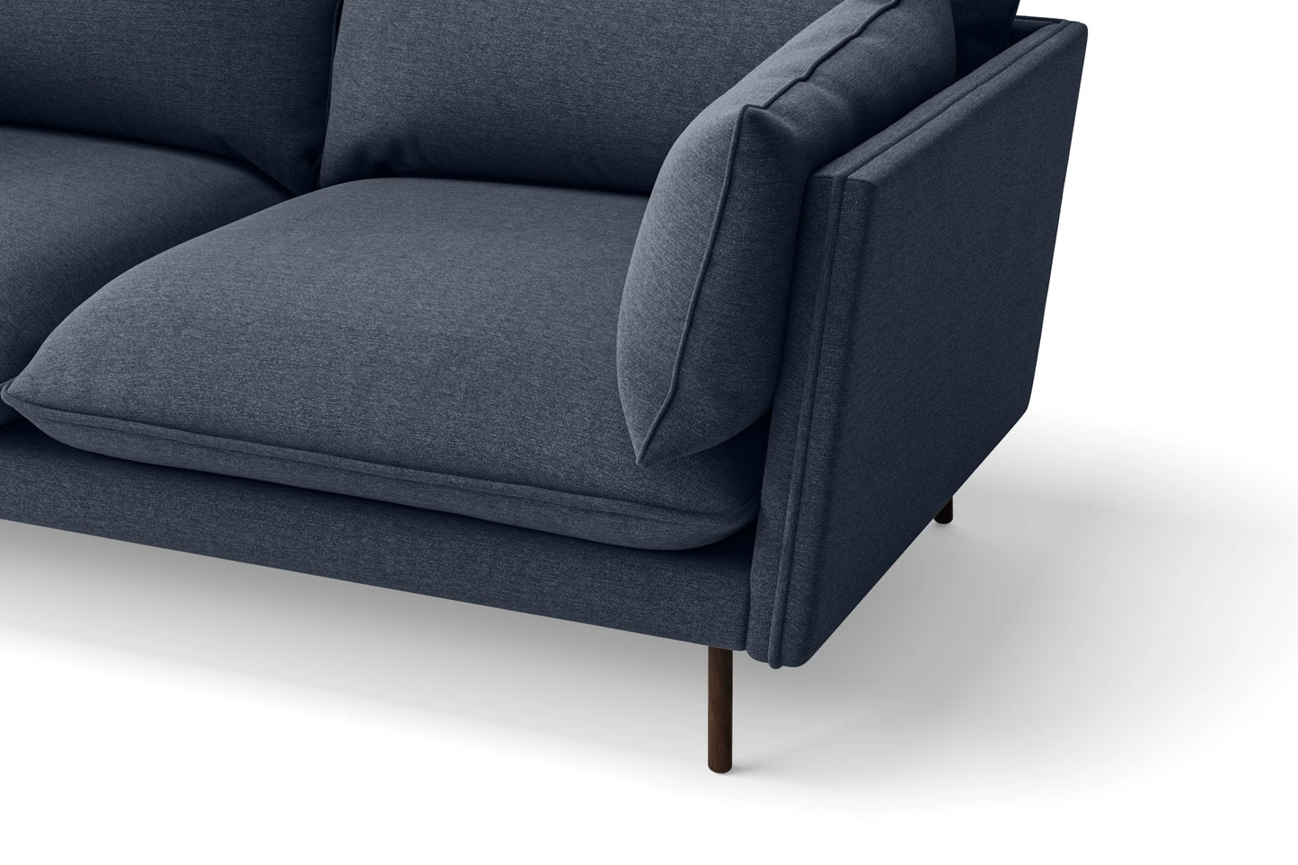 Pistoia 2 Seater Sofa Dark Blue Linen Fabric