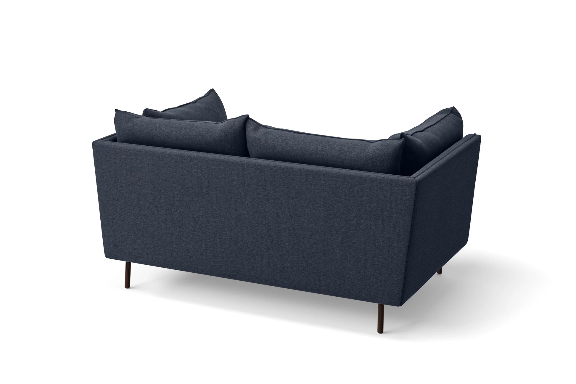 Pistoia 2 Seater Sofa Dark Blue Linen Fabric