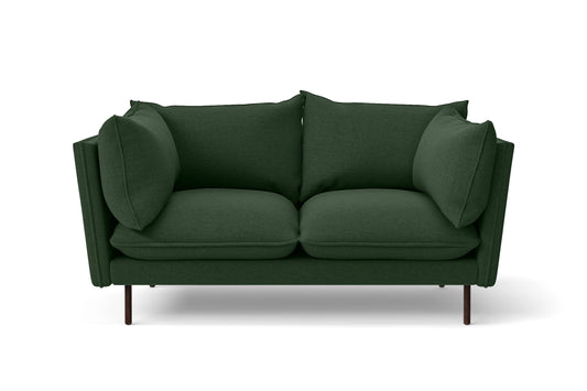 Pistoia 2 Seater Sofa Forest Green Linen Fabric