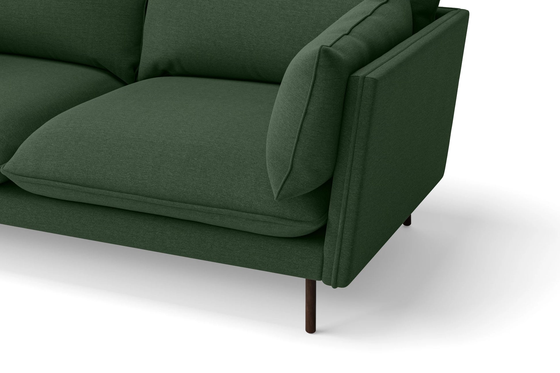 Pistoia 2 Seater Sofa Forest Green Linen Fabric