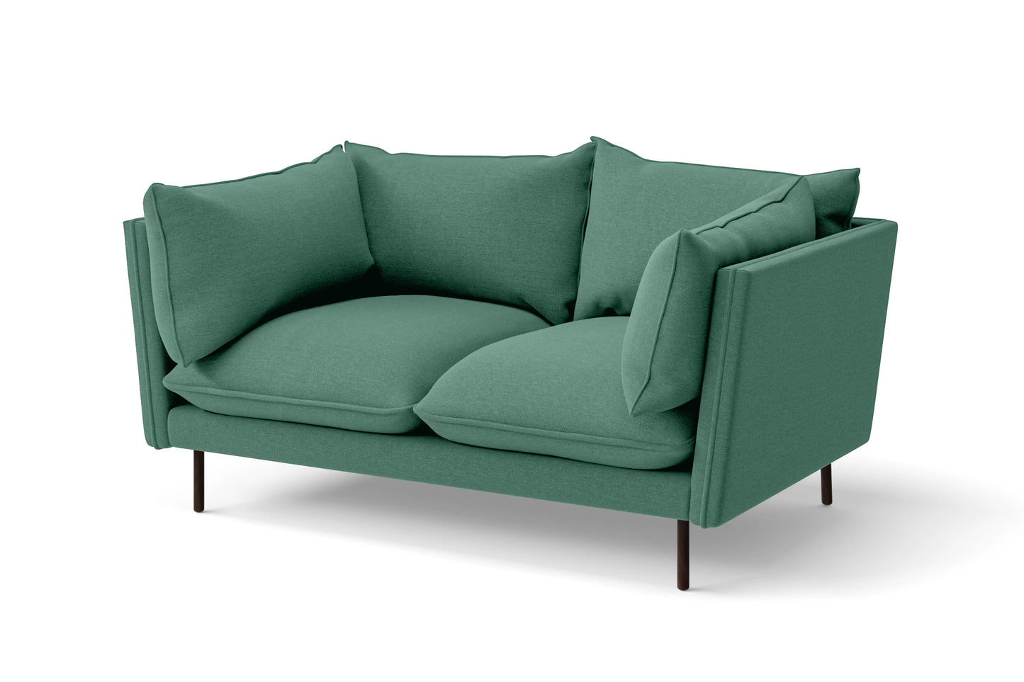 Pistoia 2 Seater Sofa Mint Green Linen Fabric