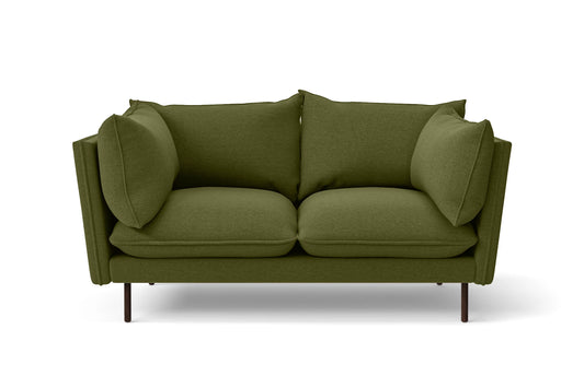 Pistoia 2 Seater Sofa Olive Linen Fabric