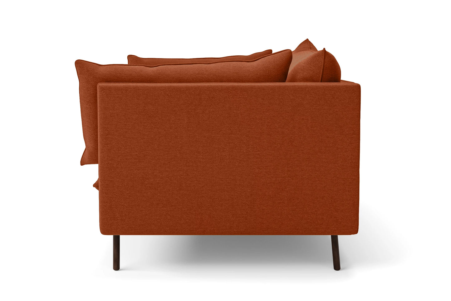 Pistoia 2 Seater Sofa Orange Linen Fabric