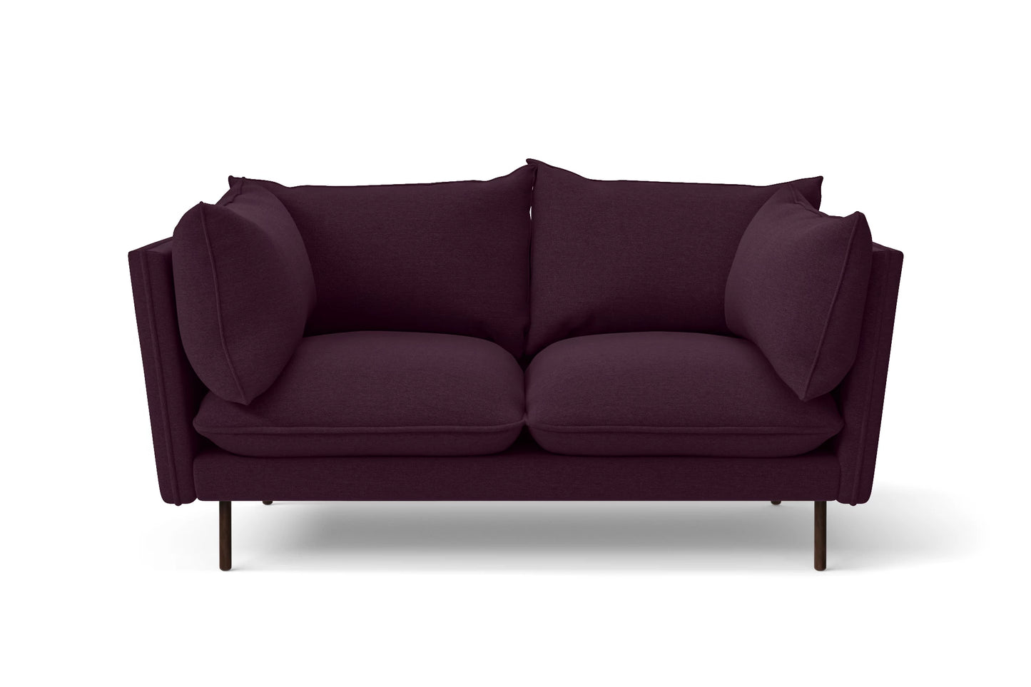 Pistoia 2 Seater Sofa Purple Linen Fabric