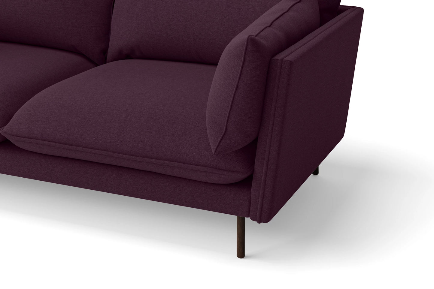 Pistoia 2 Seater Sofa Purple Linen Fabric