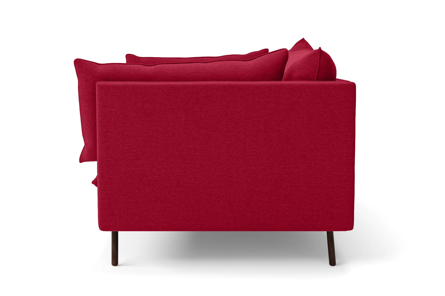 Pistoia 2 Seater Sofa Red Linen Fabric