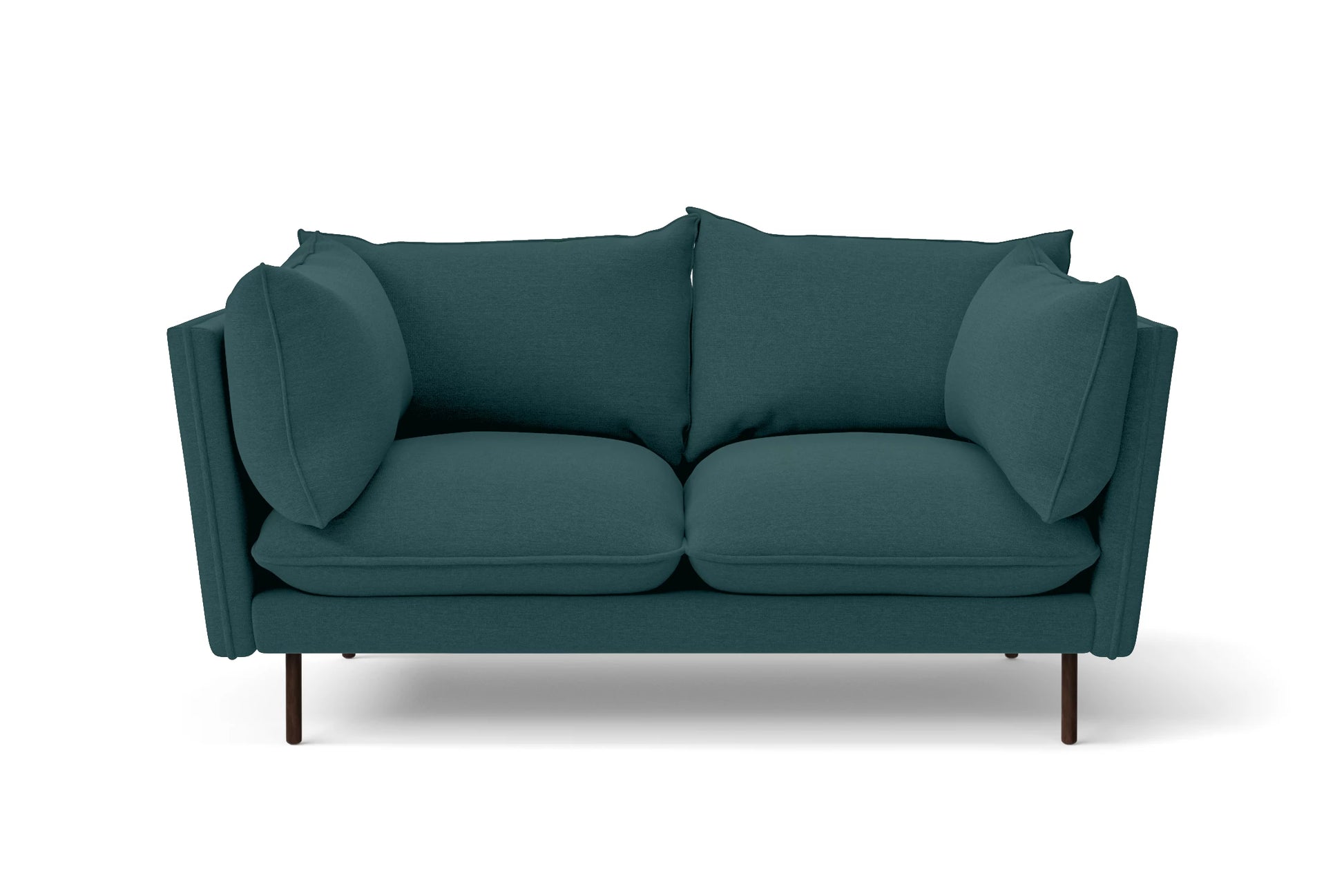 Pistoia 2 Seater Sofa Teal Linen Fabric