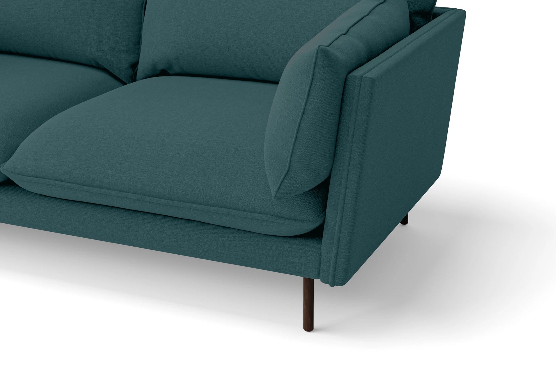 Pistoia 2 Seater Sofa Teal Linen Fabric