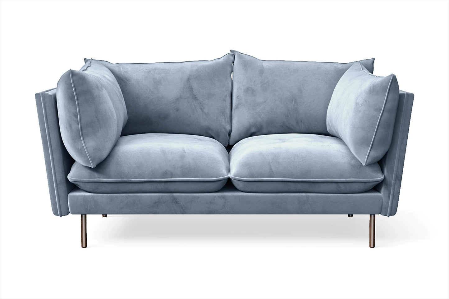 Pistoia 2 Seater Sofa Baby Blue Velvet