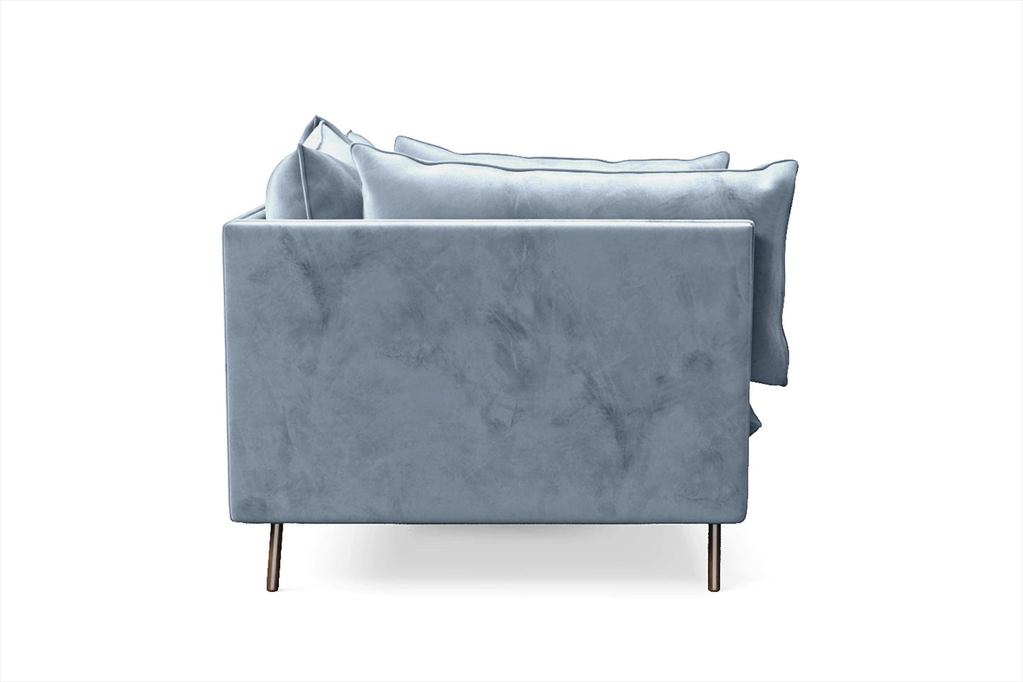 Pistoia 2 Seater Sofa Baby Blue Velvet