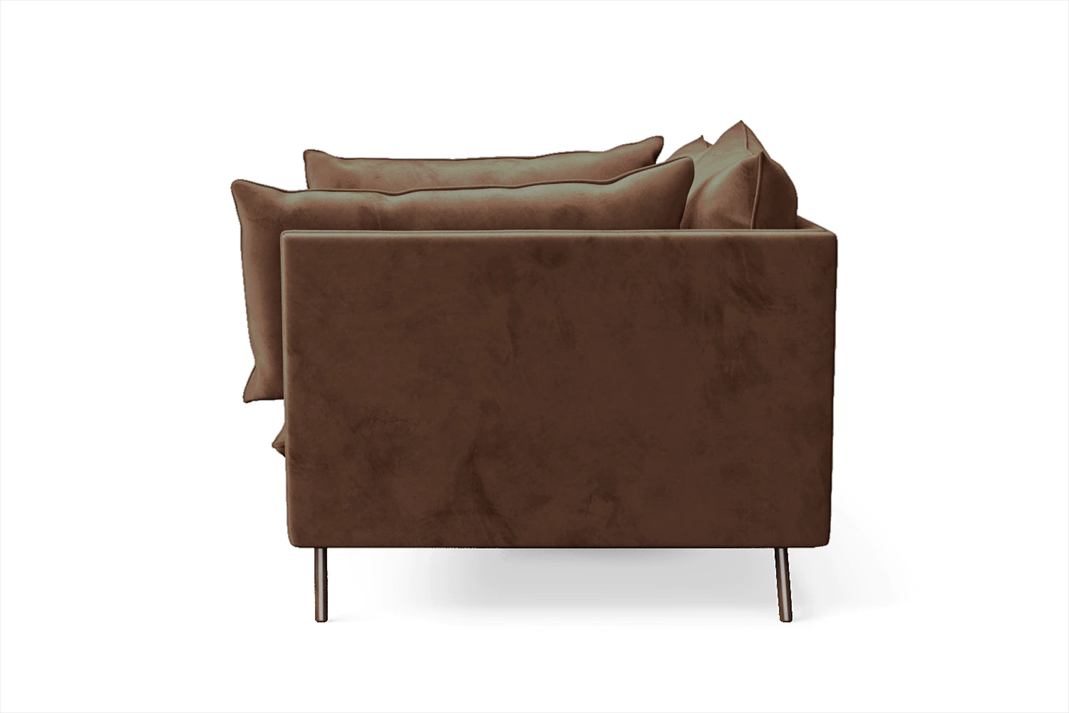 Pistoia 2 Seater Sofa Coffee Brown Velvet