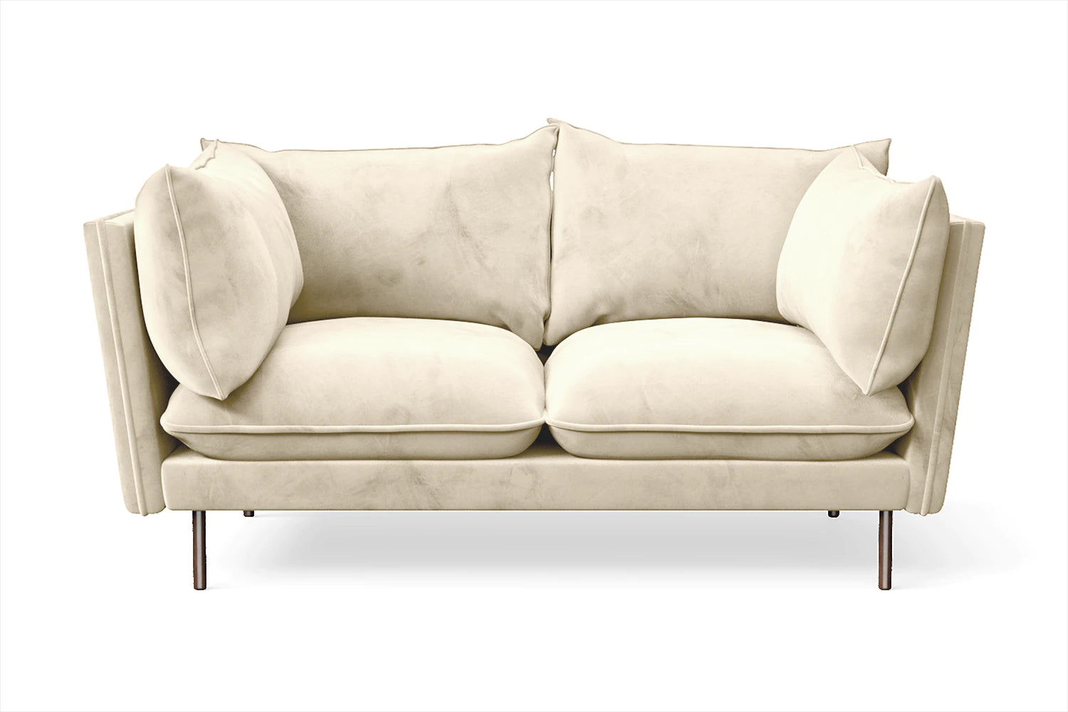 Pistoia 2 Seater Sofa Cream Velvet