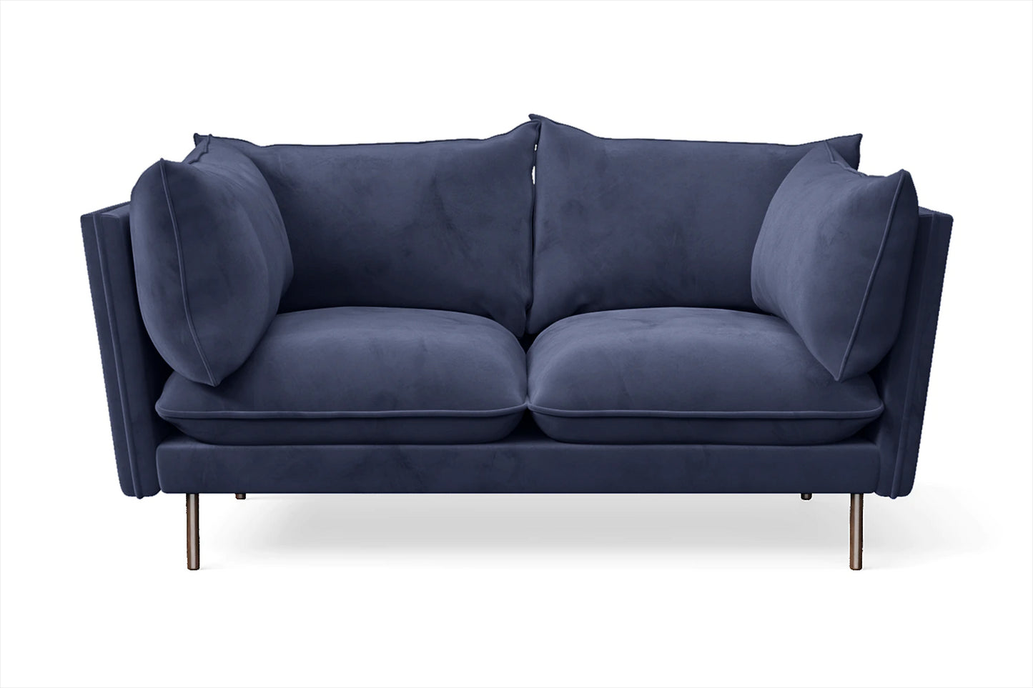 Pistoia 2 Seater Sofa Dark Blue Velvet