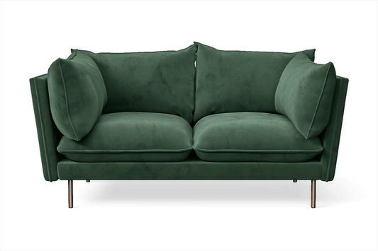 Pistoia 2 Seater Sofa Green Velvet