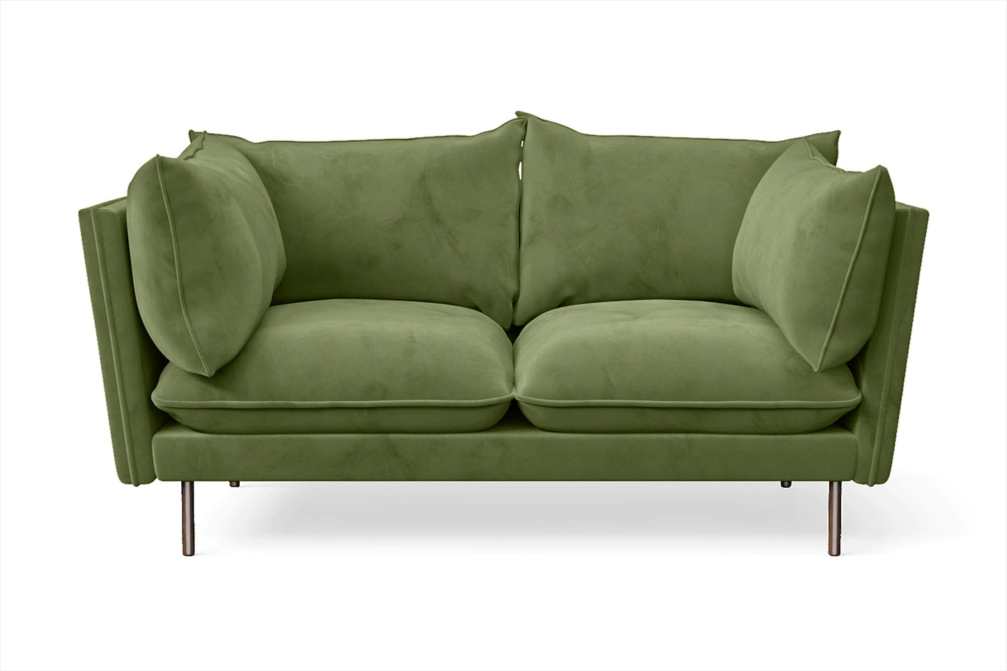 Pistoia 2 Seater Sofa Lime Velvet