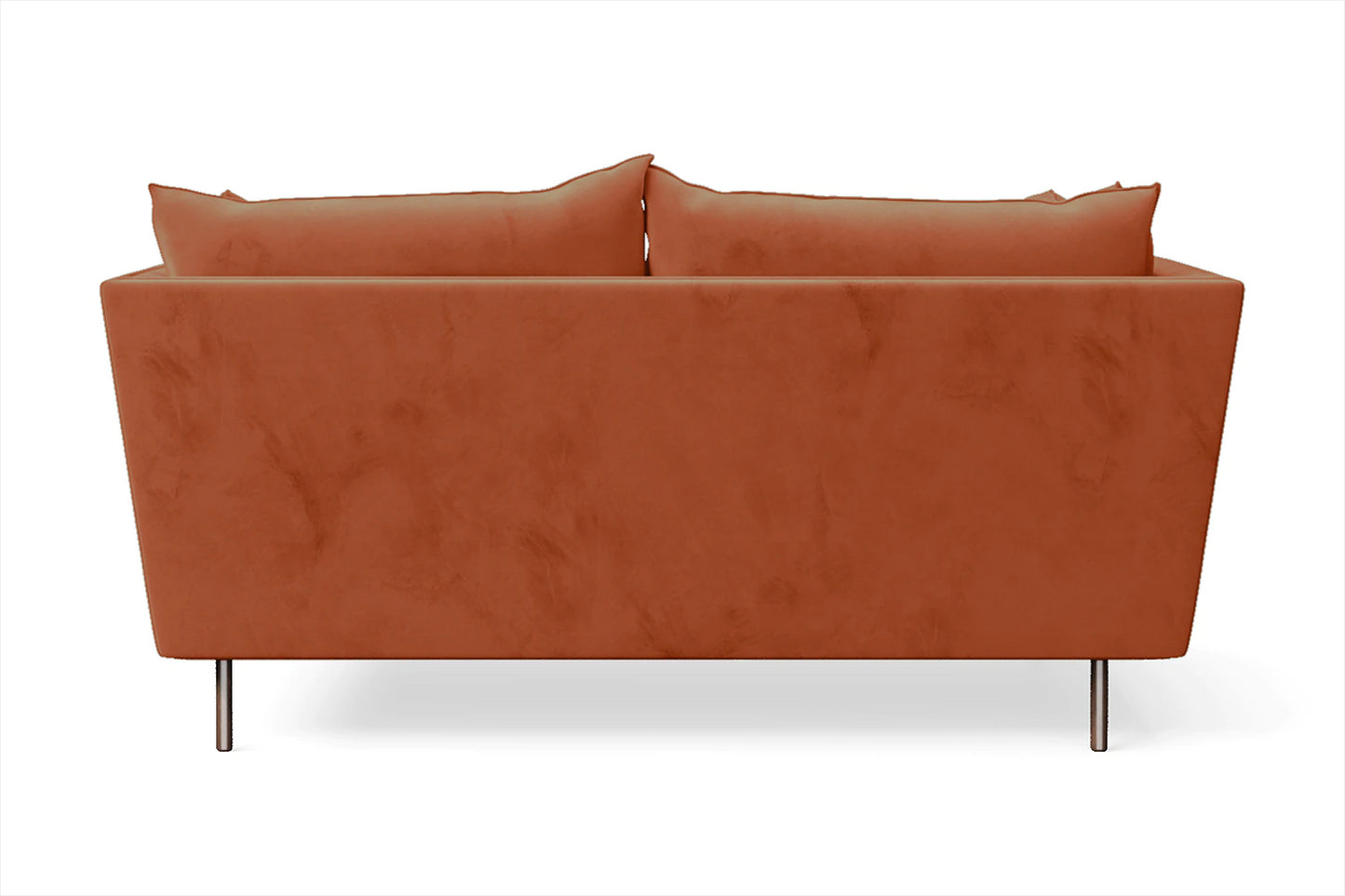 Pistoia 2 Seater Sofa Orange Velvet