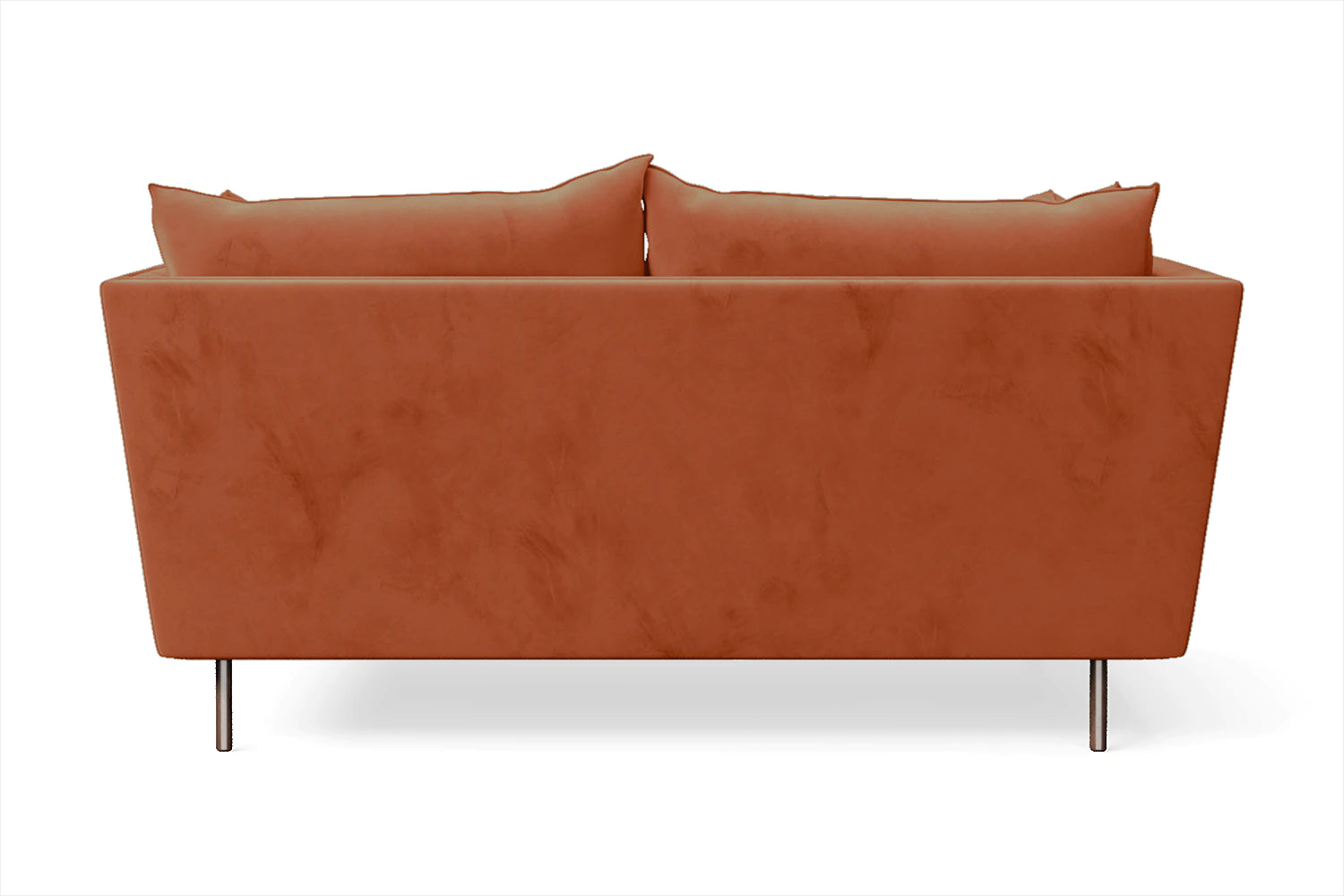 Pistoia 2 Seater Sofa Orange Velvet