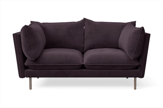 Pistoia 2 Seater Sofa Purple Velvet