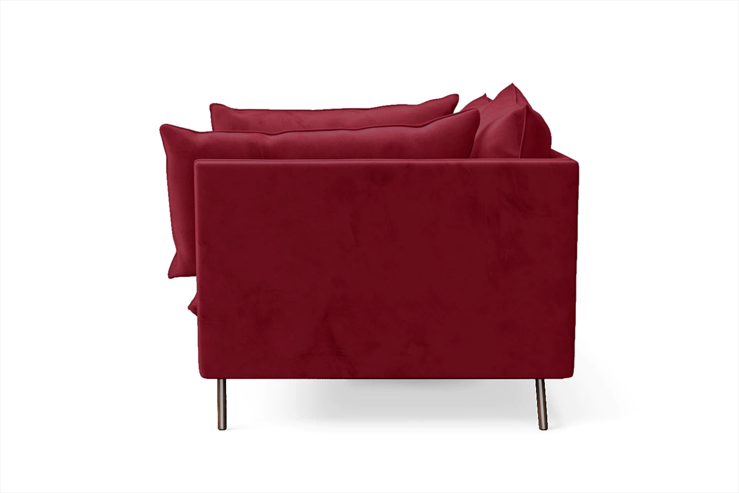 Pistoia 2 Seater Sofa Red Velvet