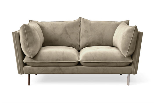 Pistoia 2 Seater Sofa Sand Velvet