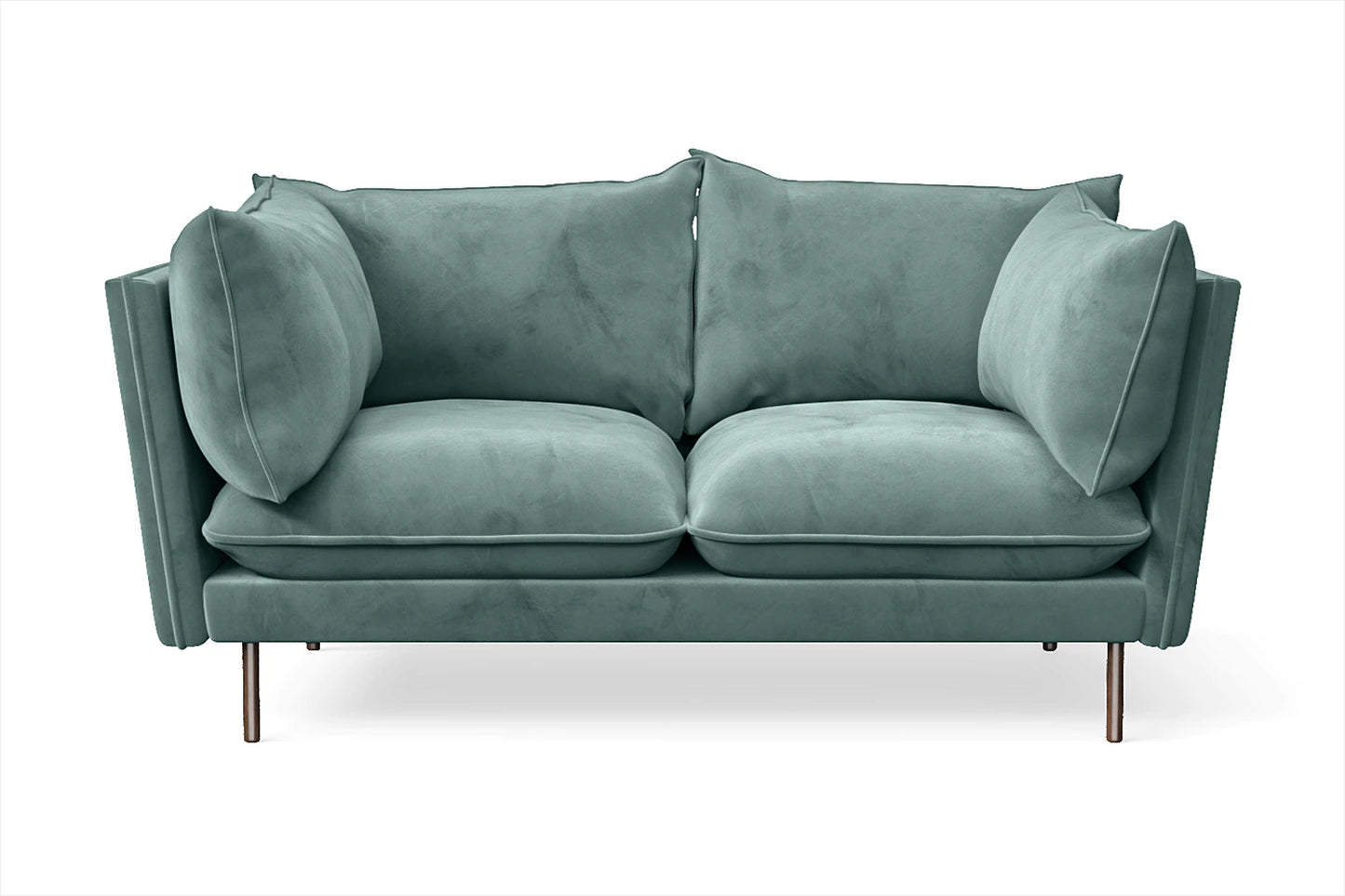 Pistoia 2 Seater Sofa Teal Velvet