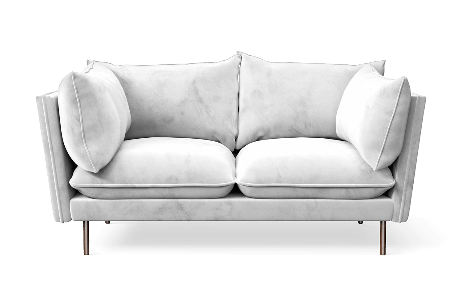 Pistoia 2 Seater Sofa White Velvet