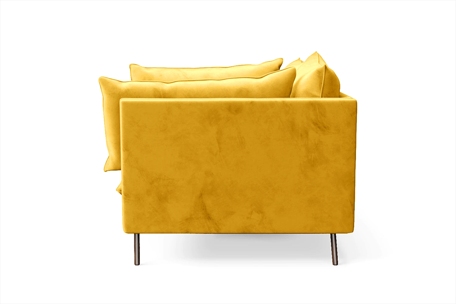 Pistoia 2 Seater Sofa Yellow Velvet