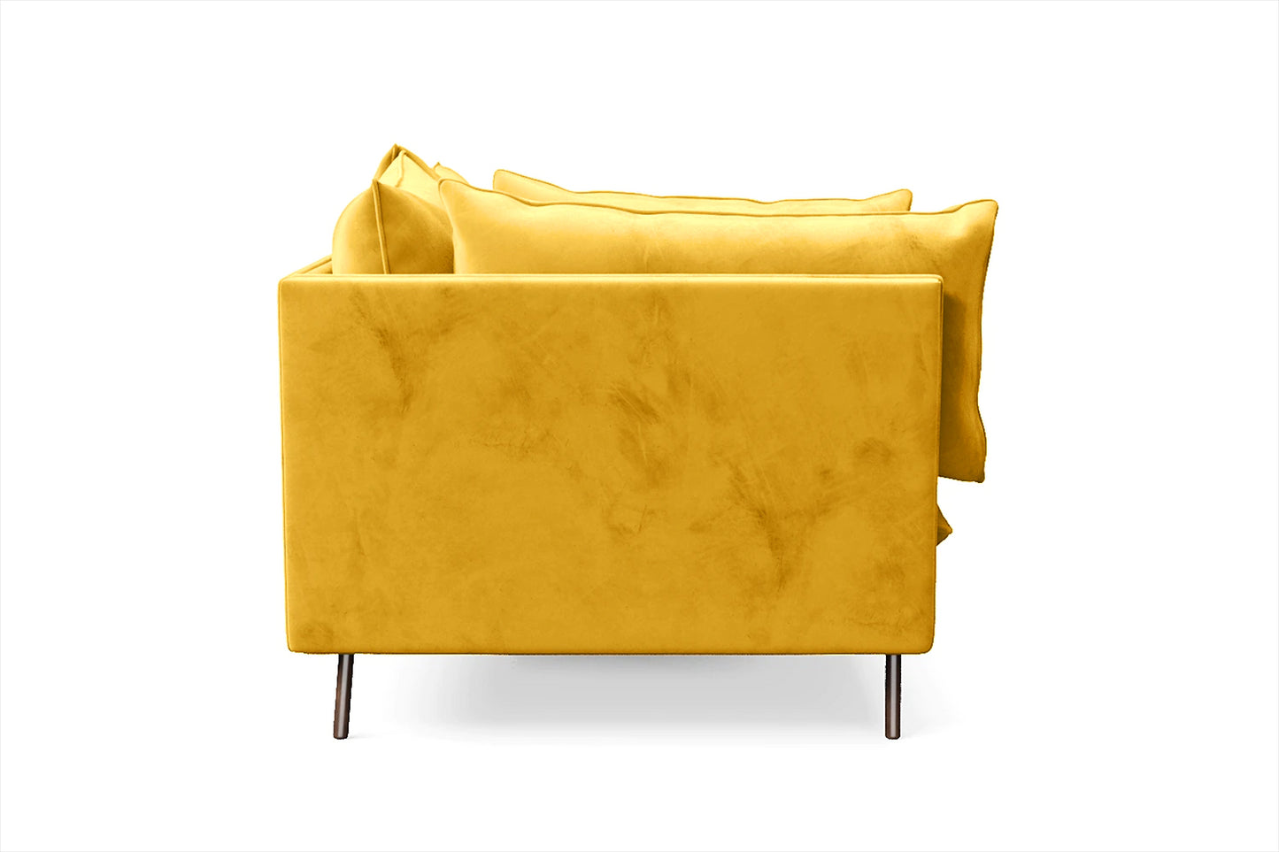 Pistoia 2 Seater Sofa Yellow Velvet