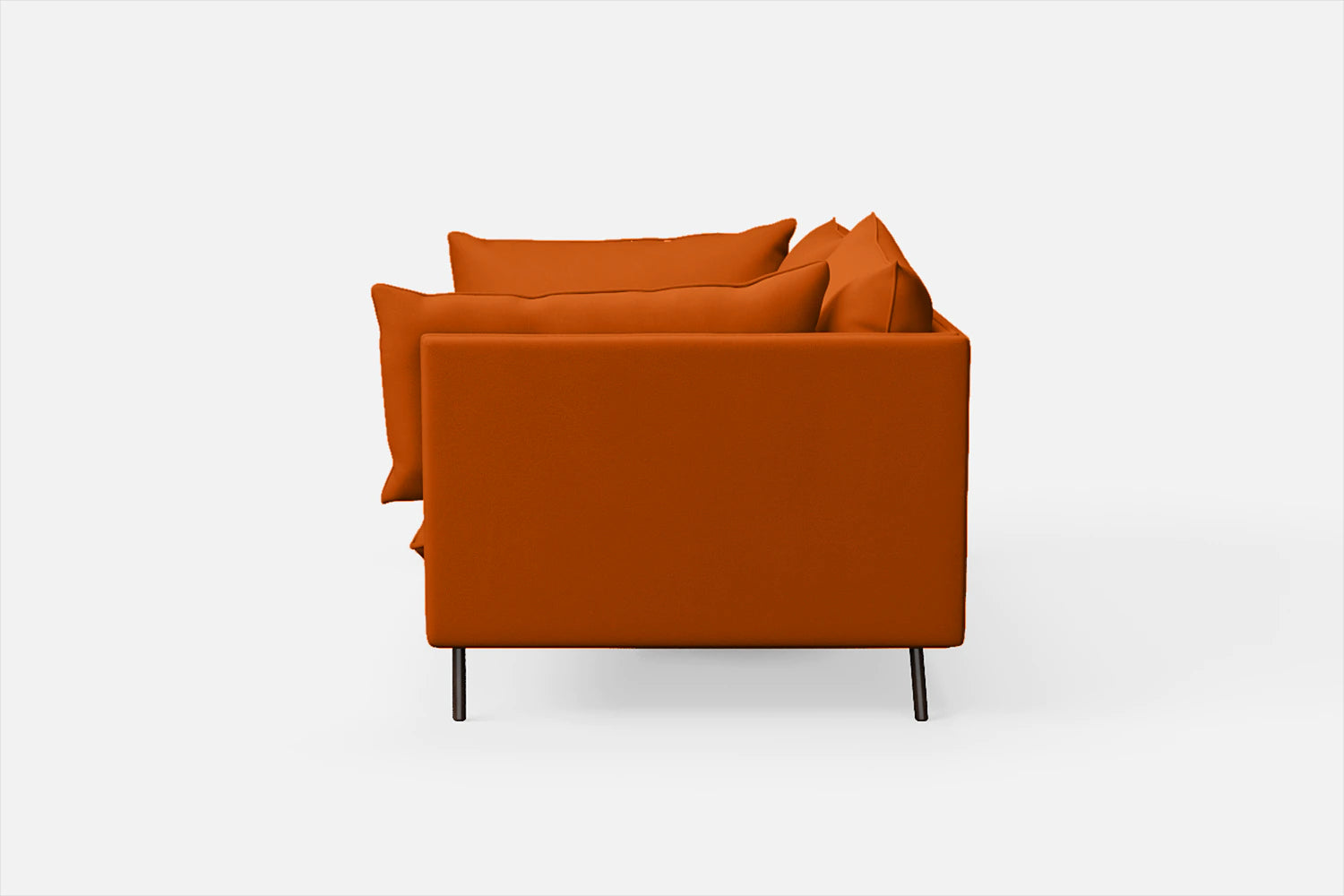 Pistoia 3 Seater Sofa Orange Leather