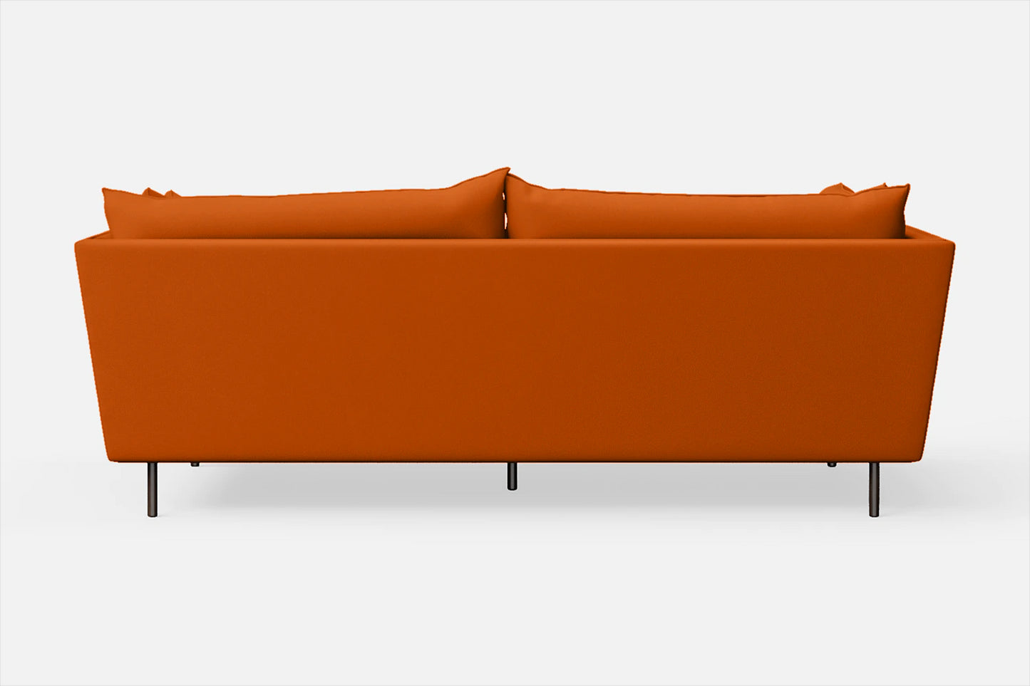 Pistoia 3 Seater Sofa Orange Leather