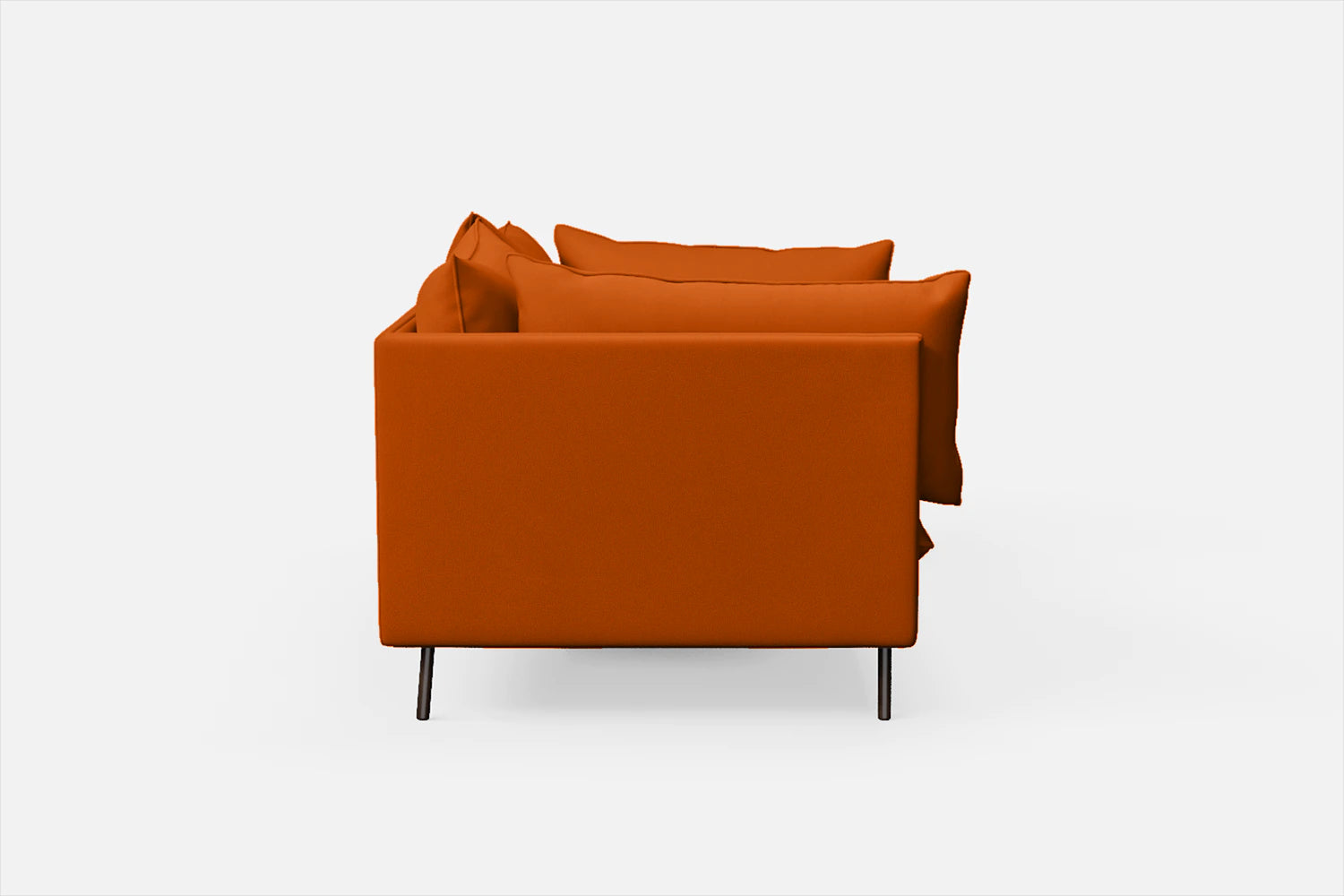 Pistoia 3 Seater Sofa Orange Leather