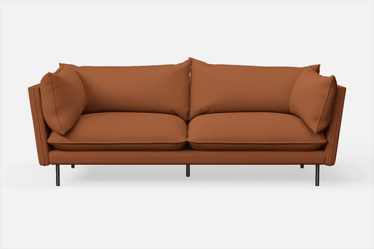 Pistoia 3 Seater Sofa Tan Brown Leather