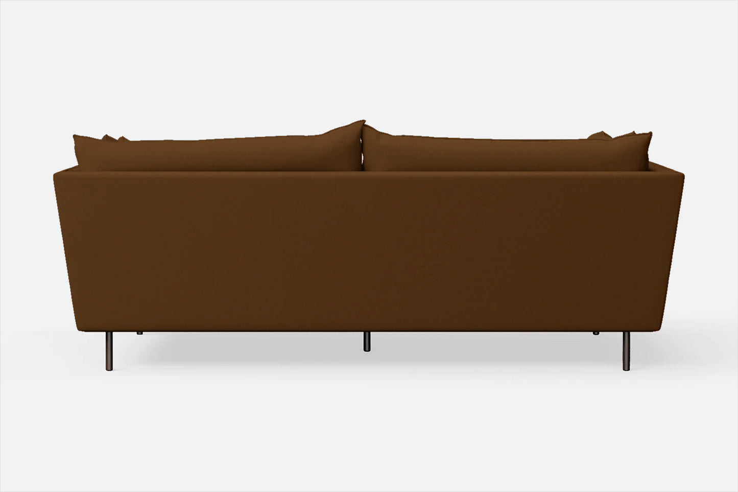 Pistoia 3 Seater Sofa Walnut Brown Leather