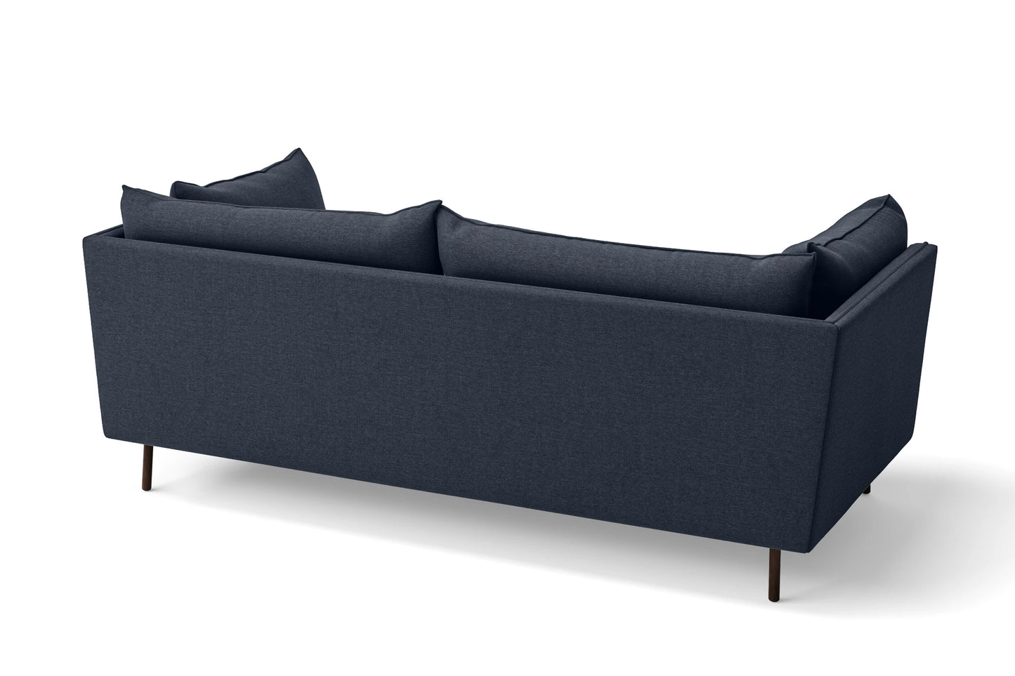 Pistoia 3 Seater Sofa Dark Blue Linen Fabric