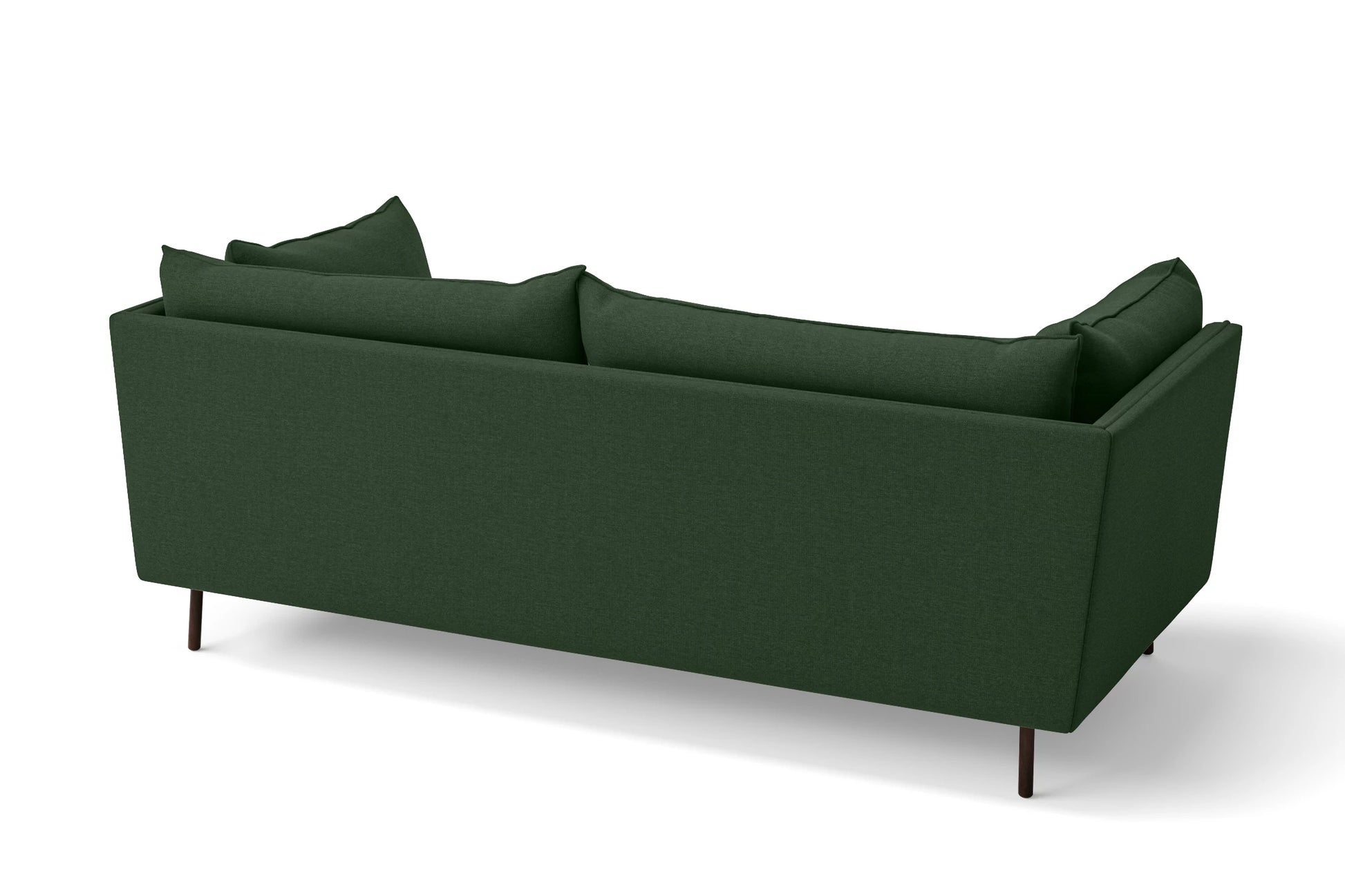 Pistoia 3 Seater Sofa Forest Green Linen Fabric