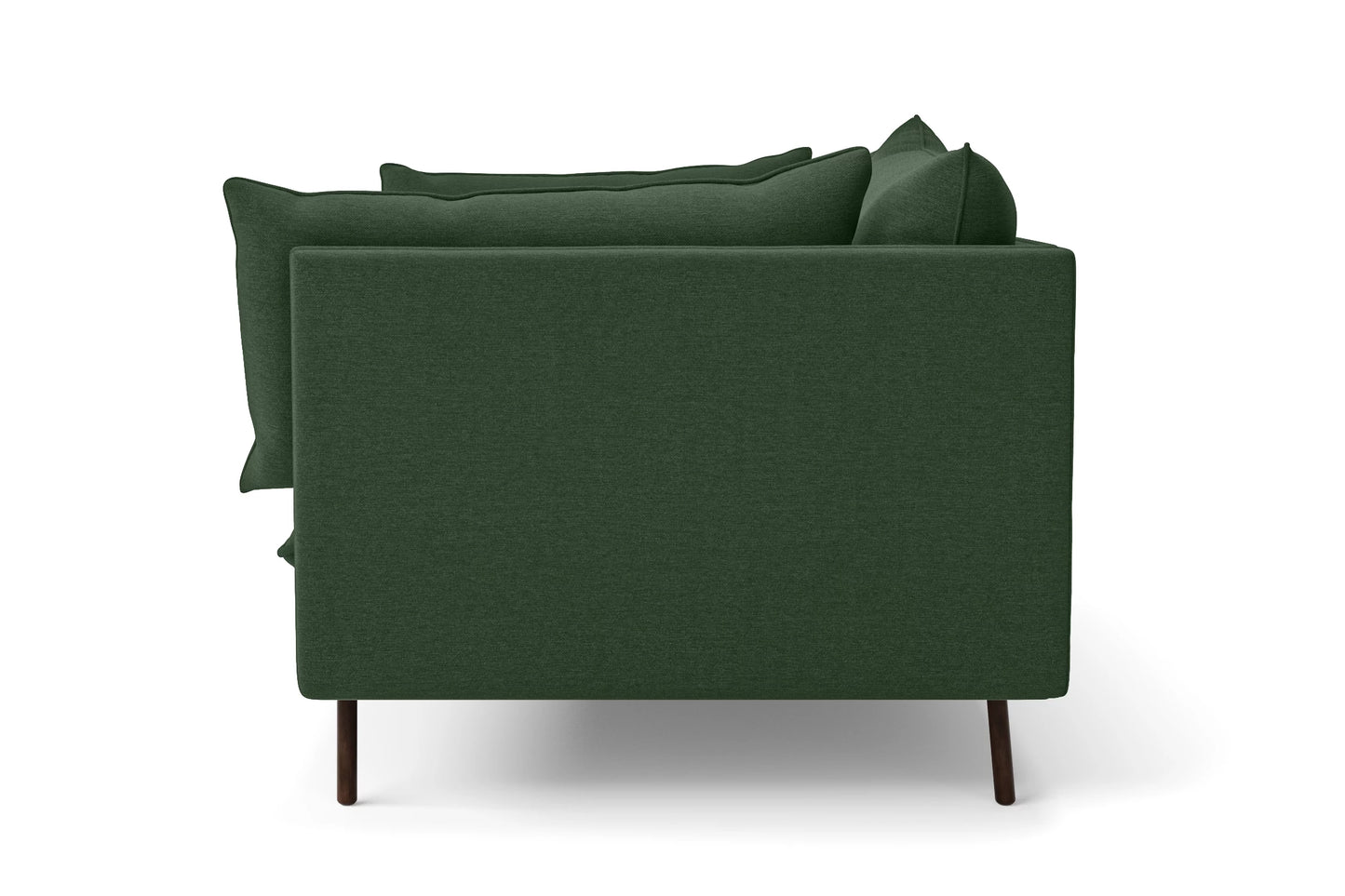 Pistoia 3 Seater Sofa Forest Green Linen Fabric