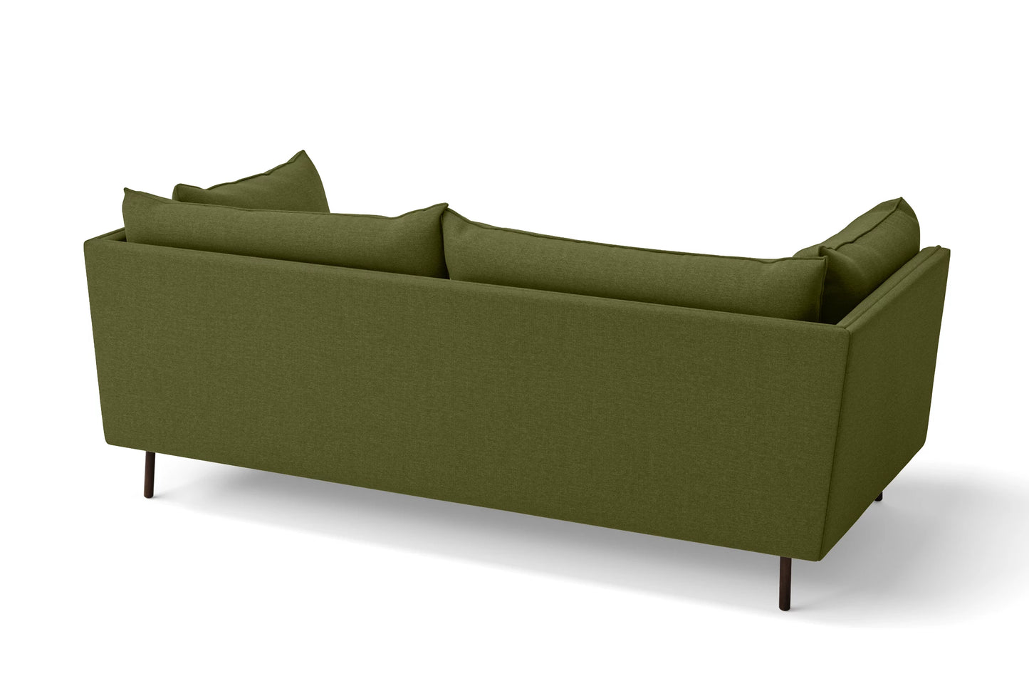 Pistoia 3 Seater Sofa Olive Linen Fabric