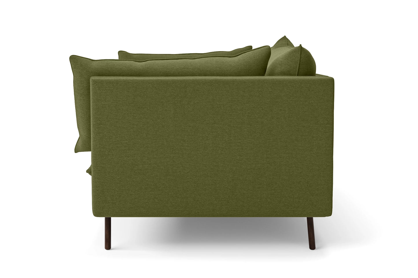 Pistoia 3 Seater Sofa Olive Linen Fabric