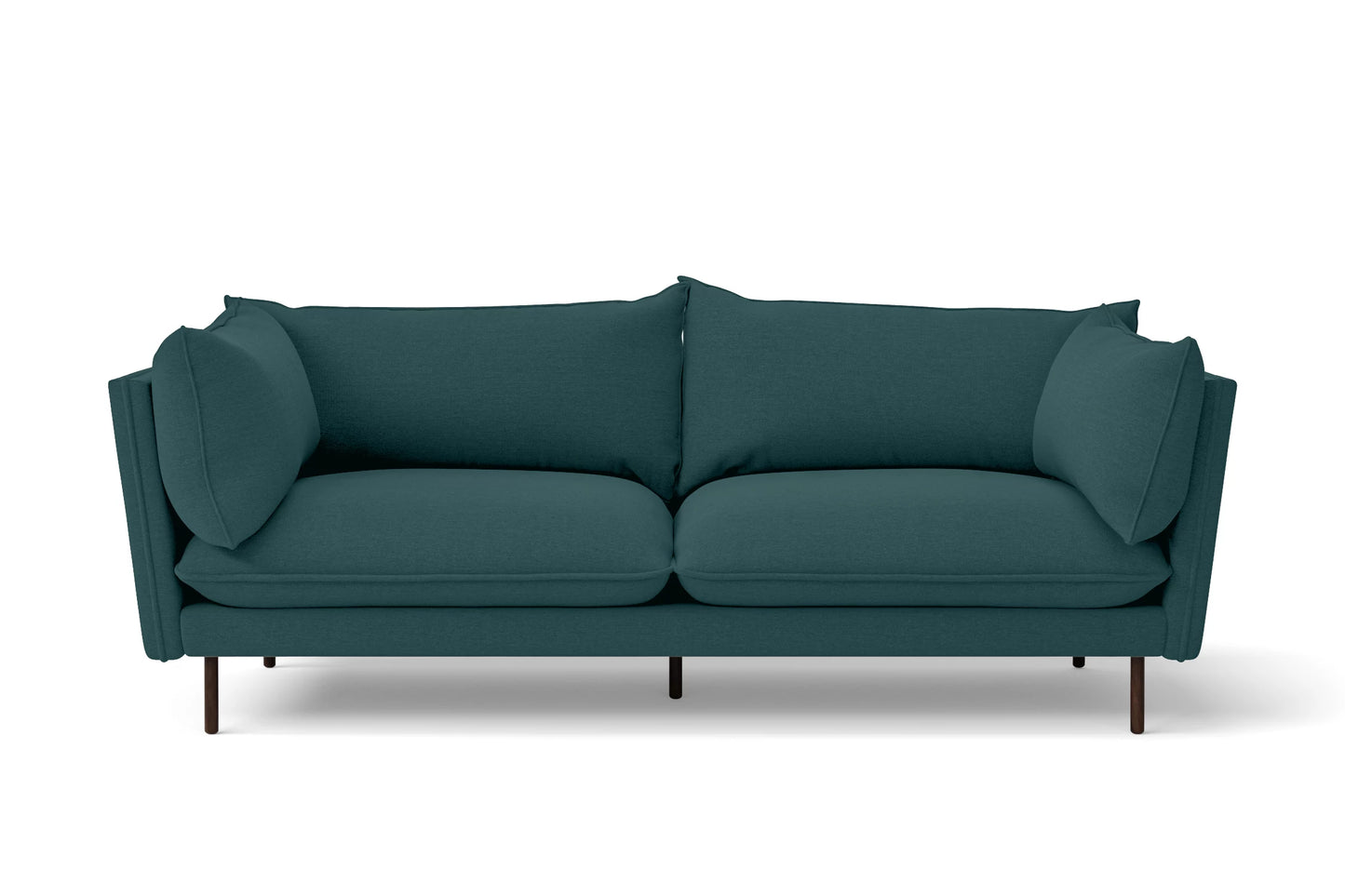 Pistoia 3 Seater Sofa Teal Linen Fabric