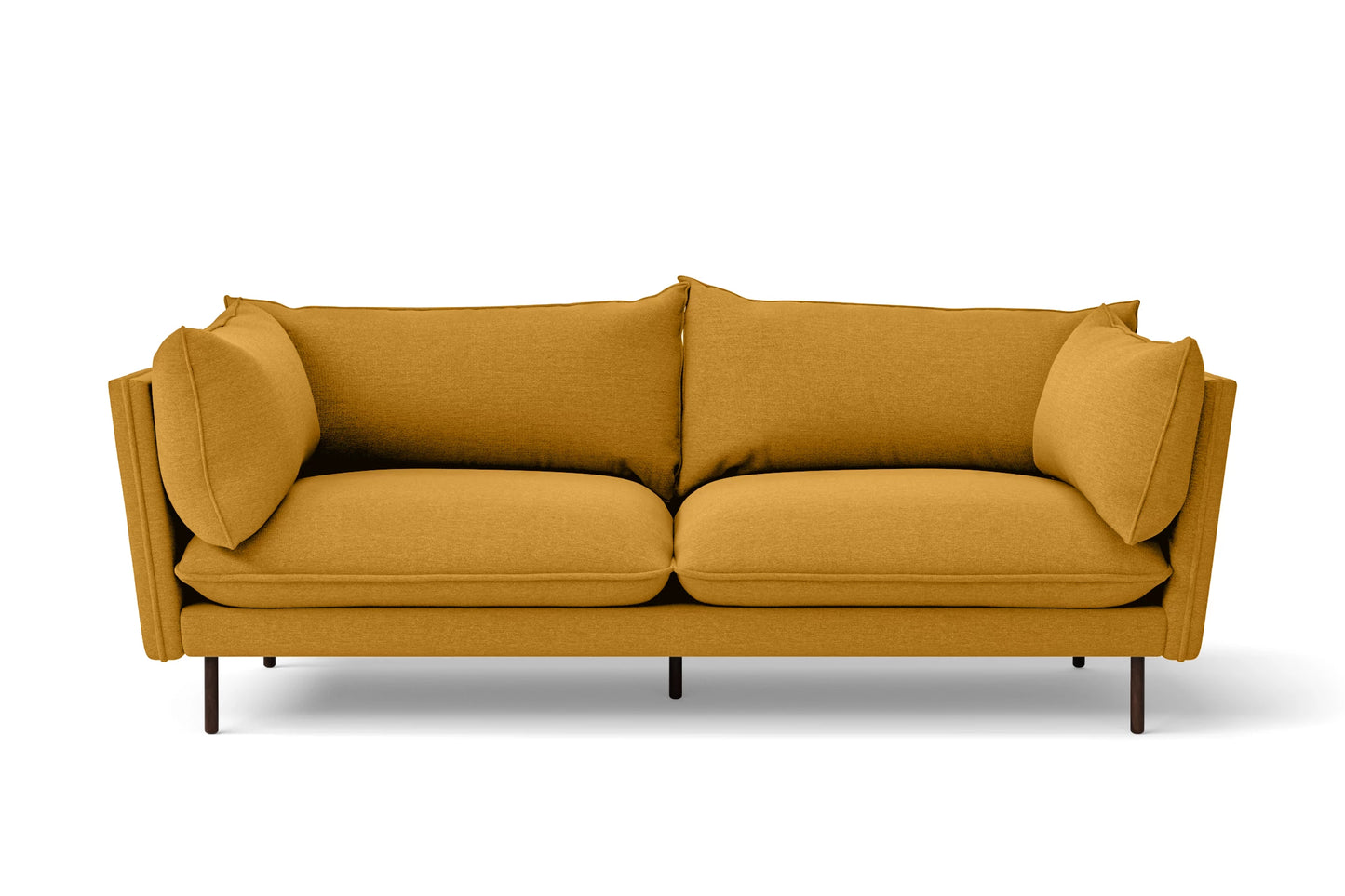 Pistoia 3 Seater Sofa Yellow Linen Fabric