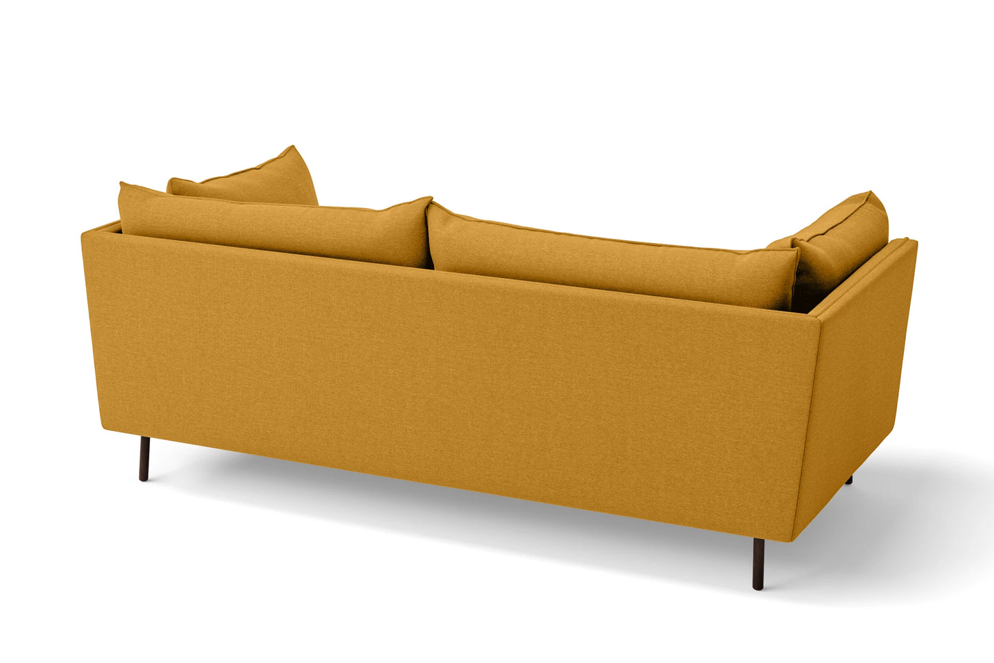 Pistoia 3 Seater Sofa Yellow Linen Fabric