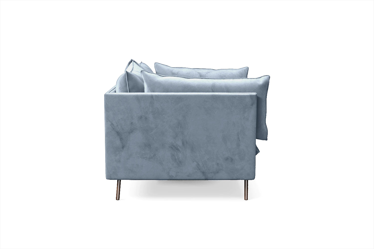 Pistoia 3 Seater Sofa Baby Blue Velvet