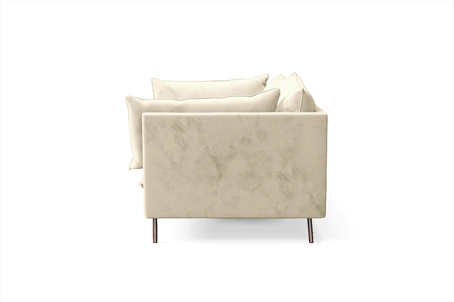 Pistoia 3 Seater Sofa Cream Velvet