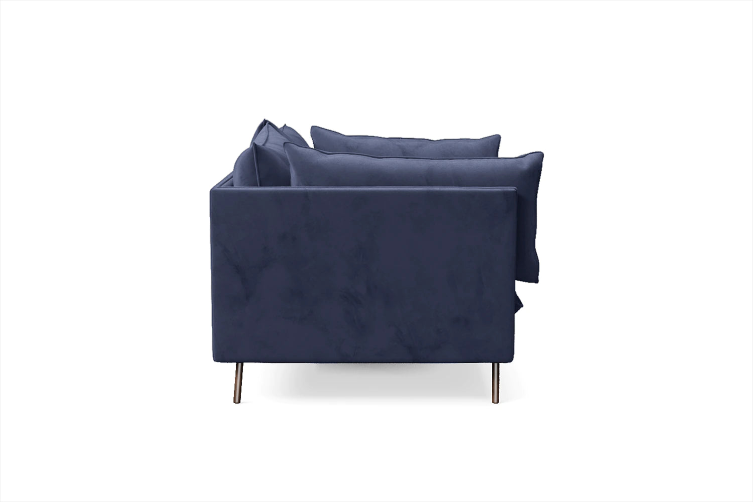 Pistoia 3 Seater Sofa Dark Blue Velvet