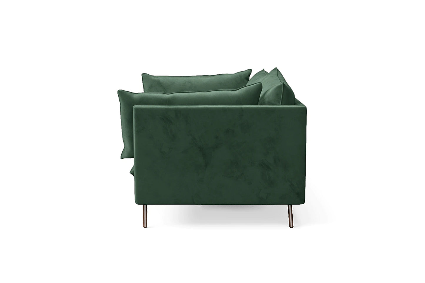 Pistoia 3 Seater Sofa Green Velvet