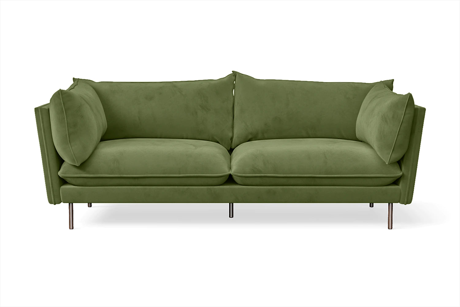 Pistoia 3 Seater Sofa Lime Velvet