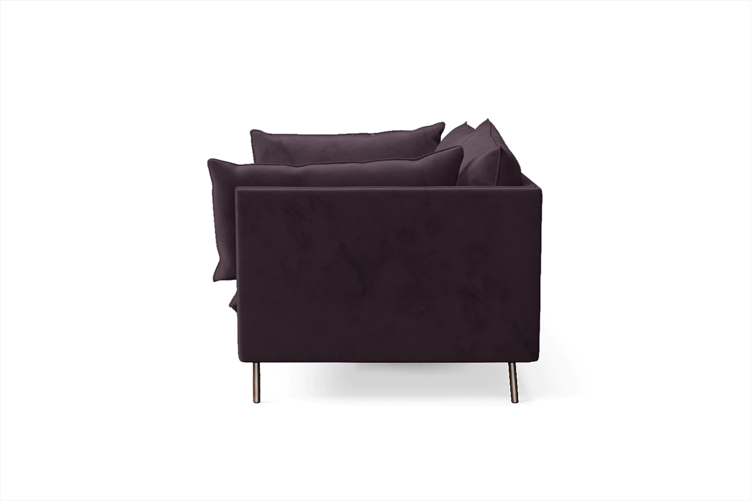 Pistoia 3 Seater Sofa Purple Velvet