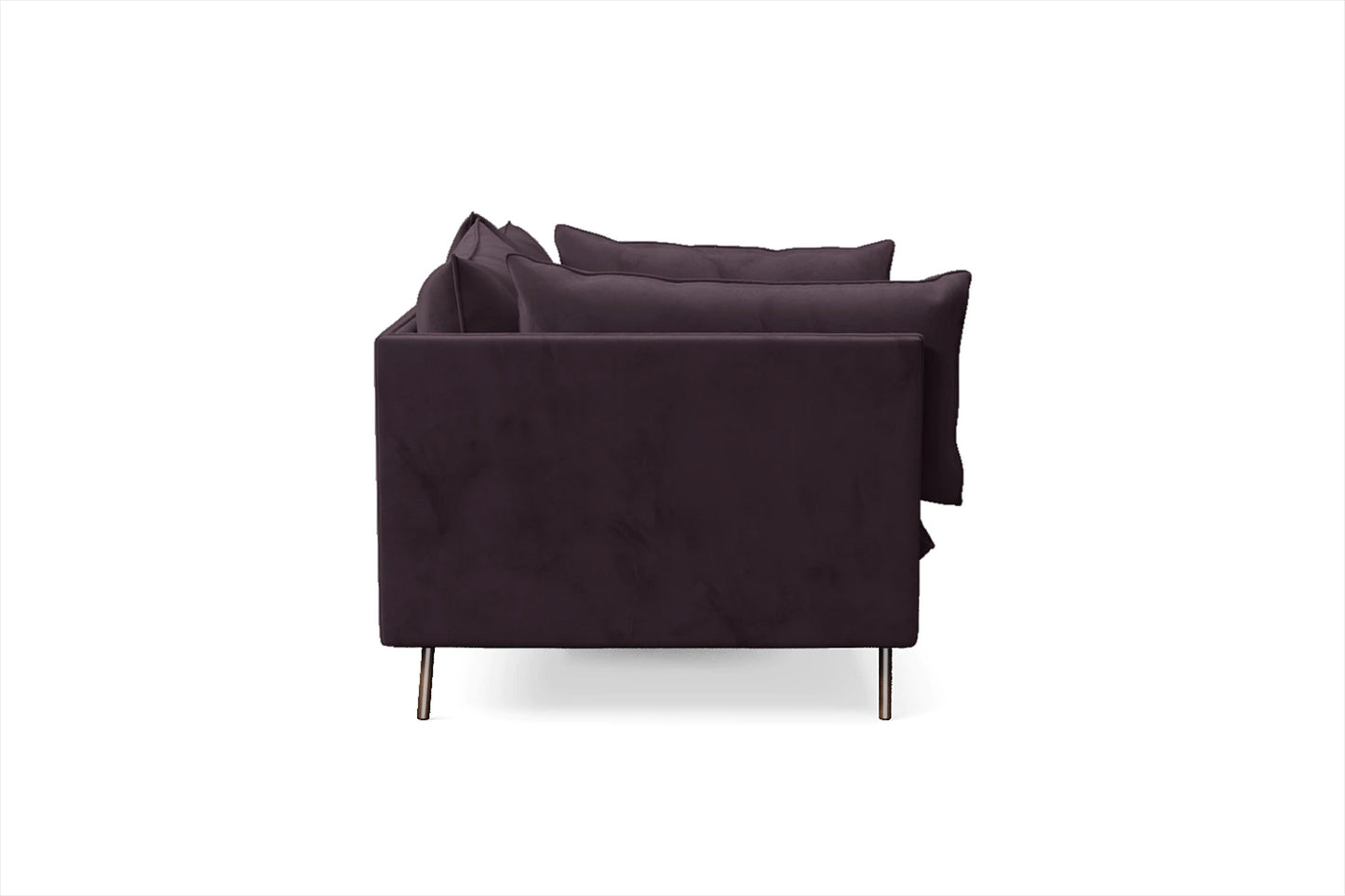 Pistoia 3 Seater Sofa Purple Velvet