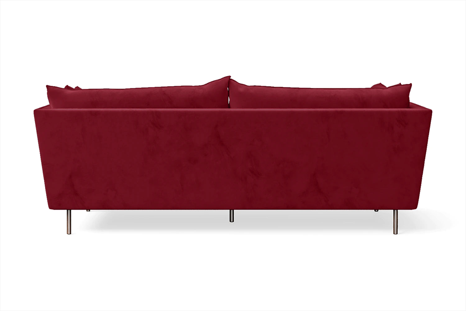 Pistoia 3 Seater Sofa Red Velvet