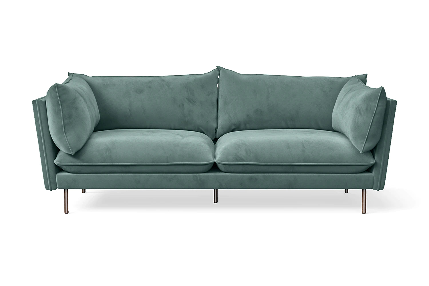 Pistoia 3 Seater Sofa Teal Velvet